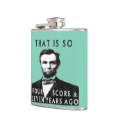 Abe Lincoln, der so vier Kerbe u. sieben Jahre AG Flachmann (Links)