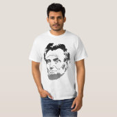 Abe Lincoln Fade to Gray Portrait - Shirt (Vorne ganz)