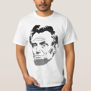 Abe Lincoln Fade to Gray Porträt -Shirt T-Shirt