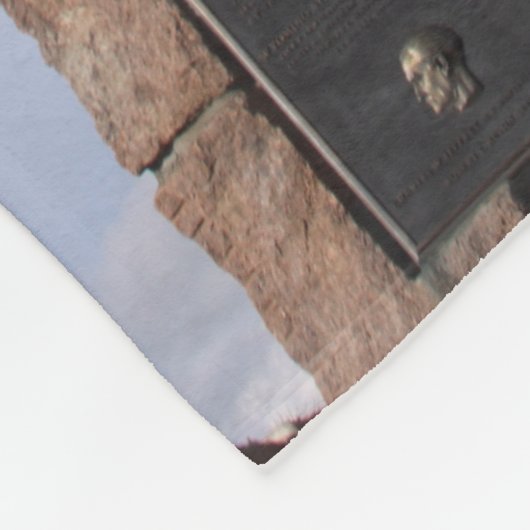 Abe Lincoln Fleecedecke (Ecke)