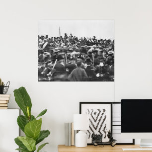 Abe Lincoln Gettysburg-Adresse: Ende des Bürgerkri Poster