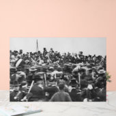 Abe Lincoln Gettysburg Rede: Ende des Zivilen Krie Acrylschild (Hochzeit)