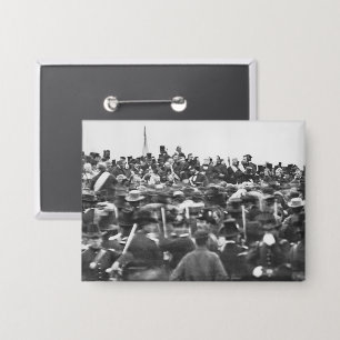 Abe Lincoln Gettysburg Rede: Ende des Zivilen Krie Button