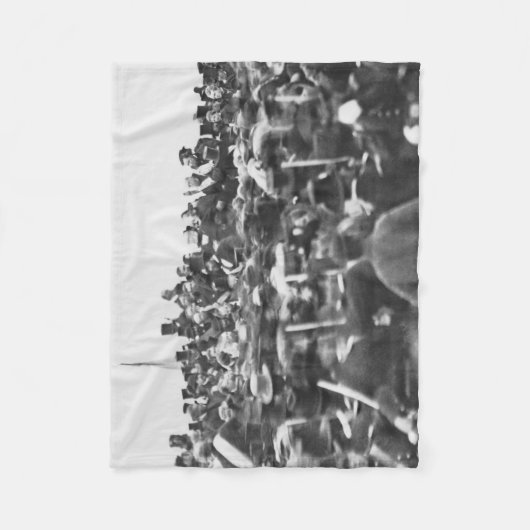 Abe Lincoln Gettysburg Rede: Ende des Zivilen Krie Fleecedecke (Vorderseite)