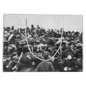 Abe Lincoln Gettysburg Rede: Ende des Zivilen Krie Große Geschenktüte (Rückseite)