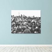 Abe Lincoln Gettysburg Rede: Ende des Zivilen Krie Leinwanddruck (Insitu (Holzboden))