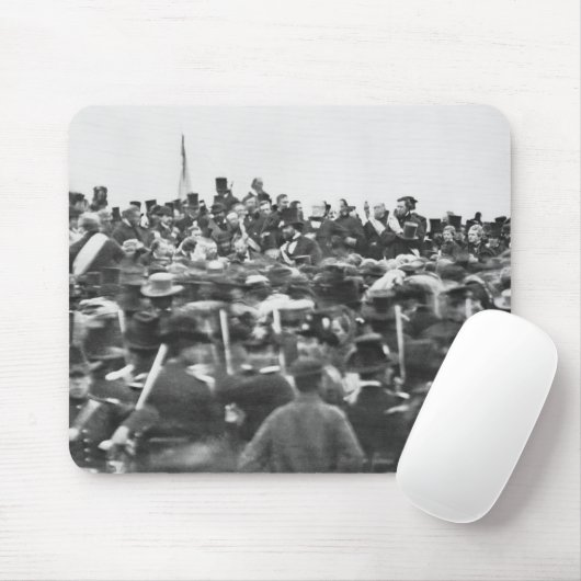 Abe Lincoln Gettysburg Rede: Ende des Zivilen Krie Mousepad (Mit Mouse)