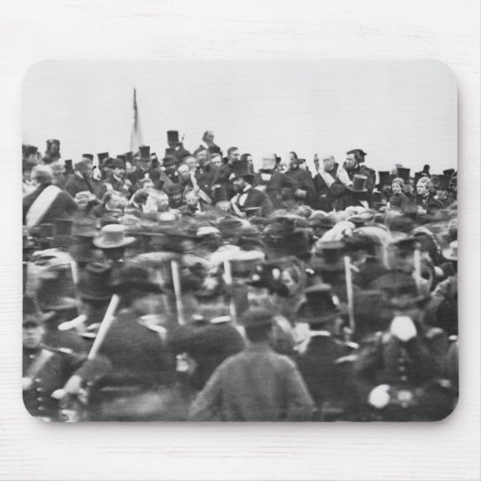Abe Lincoln Gettysburg Rede: Ende des Zivilen Krie Mousepad (Vorne)