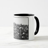 Abe Lincoln Gettysburg Rede: Ende des Zivilen Krie Tasse (VorderseiteRechts)