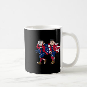 Abe Lincoln Griddy Amerikanische Flagge 4. Juli  Kaffeetasse