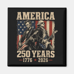 Abe Lincoln Gründungsvater Gitarre 250. Magnet
