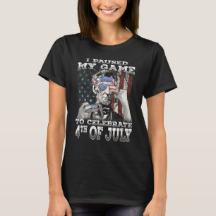 Abe Lincoln Ich habe mein Spiel unterbrochen, um d T-Shirt