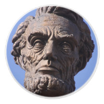 Abe Lincoln Keramik Knob