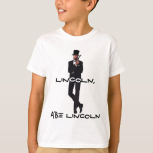 Abe LIncoln Kid's Ringer-Shirt T-Shirt