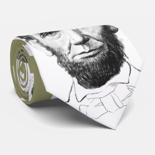 Abe Lincoln Krawatte (Gerollt)
