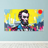 ABE LINCOLN LEINWANDDRUCK (Insitu (Holzboden))