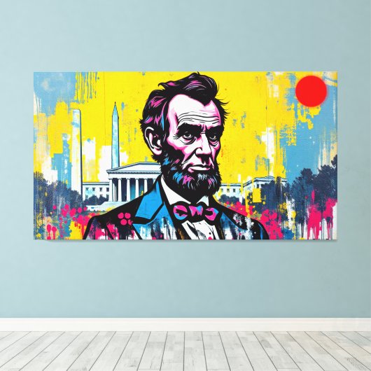ABE LINCOLN LEINWANDDRUCK (Insitu (Holzboden))