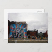 Abe Lincoln Mural, Lexington, Kentucky Postkarte (Vorne/Hinten)
