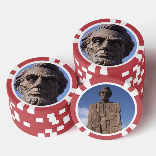 Abe Lincoln Pokerchips (Stapel)