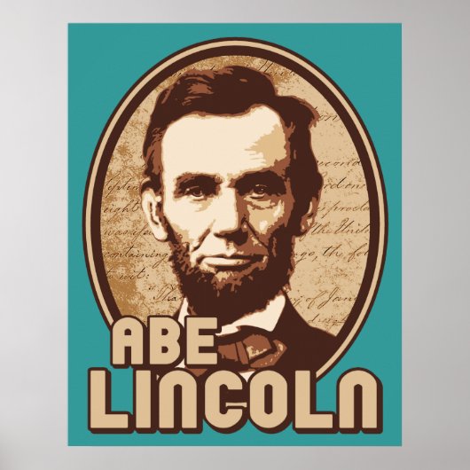 Abe Lincoln Poster (Vorne)