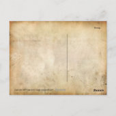 Abe Lincoln Postkarte (Rückseite)