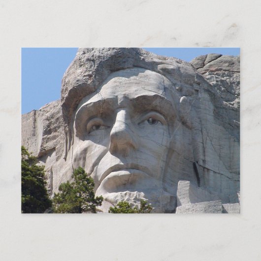 Abe Lincoln Postkarte (Vorderseite)