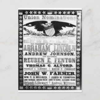 Abe Lincoln Postkarte