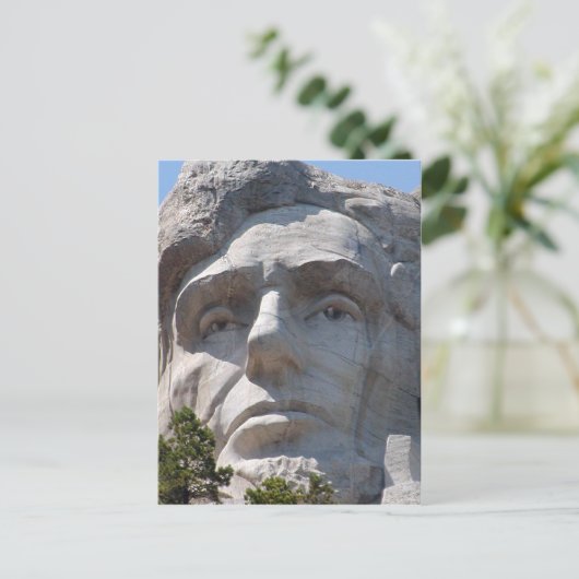 Abe Lincoln Postkarte (Stehend Vorderseite)