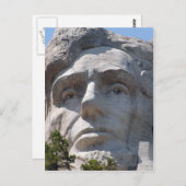 Abe Lincoln Postkarte (Vorne/Hinten)