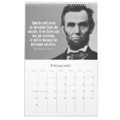 Abe Lincoln Quotes 2015 Kalender (Feb 2027)