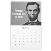 Abe Lincoln Quotes 2015 Kalender (Mär 2026)