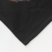 Abe Lincoln Reitbär Mit Deklaration Lustig Fleecedecke (Ecke)