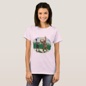ABE LINCOLN: SASQUATCH JÄGER - lustiges T-Shirt (Vorne ganz)