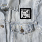 Abe Lincoln & "Stand Firm" Zitat Button (Beispiel)