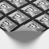 Abe Lincoln & "Stand Firm" Zitat Geschenkpapier (Ecke)