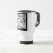 Abe Lincoln & "Stand Firm" Zitat Reisebecher (VorderseiteRechts)