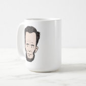 Abe Lincoln Tasse (Vorderseite Links)