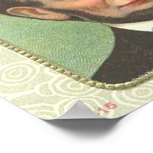 Abe Lincoln Vintage Poster (Ecke)