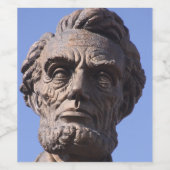 Abe Lincoln Weinetikett (Einzelnes Label)