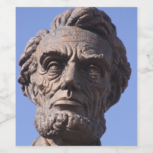 Abe Lincoln Weinetikett (Einzelnes Label)