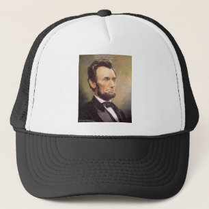 Abe Lincoln "Weiser" Zitat Geschenke T-Shirts Kart Truckerkappe