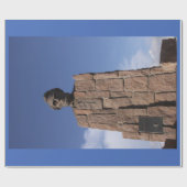 Abe Lincoln Wrapping Paper Geschenkpapier (Flach)