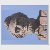 Abe Lincoln Wrapping Paper Geschenkpapier (Flach)