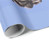 Abe Lincoln Wrapping Paper Geschenkpapier (Rolleneckpunkt)