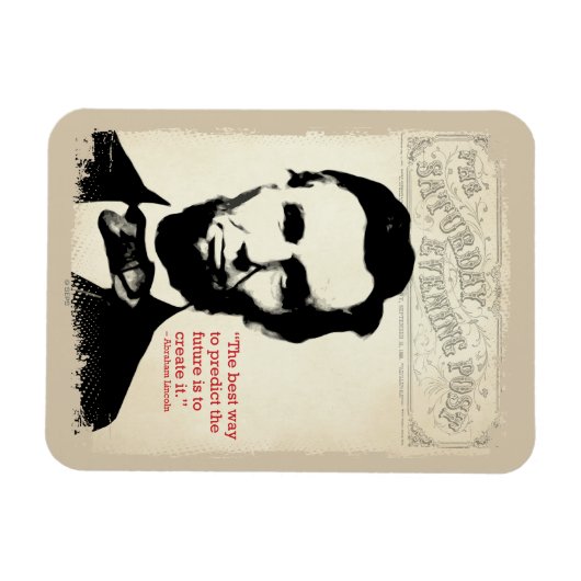 Abe Lincoln Zitat Magnet (Horizontal)