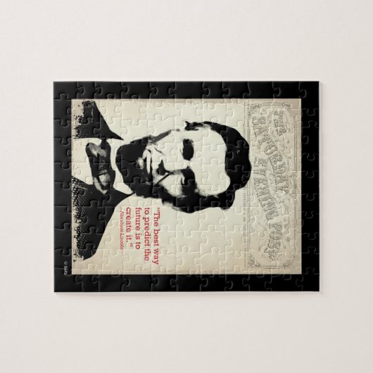 Abe Lincoln Zitat Puzzle (Horizontal)