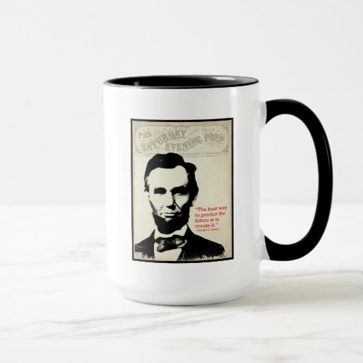 Abe Lincoln Zitat Tasse (Rechts)