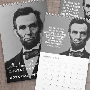 Abe Lincoln Zitate Kalender