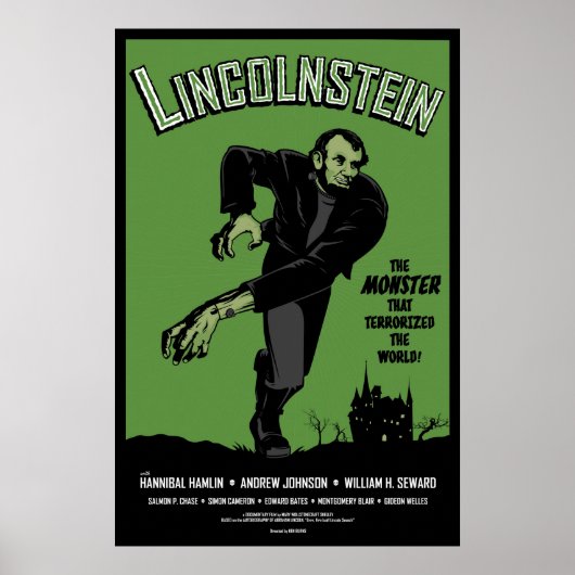 Abe Lincolnstein. Abraham Lincoln Frankenstein Poster (Vorne)