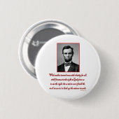 Abe-Malice-gegen-niemand Button (Vorne & Hinten)